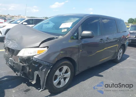 2012 Toyota Sienna Base V6 7 Passenger from USA, damaged, VIN 5TDZK3DC7CS211561